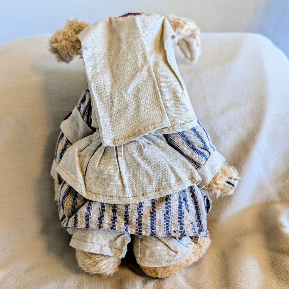 VTG Boyds Bears Emily Babbit Bunny Plush Tags Bearwear Outfit Bailey & Friends - Picture 8 of 9